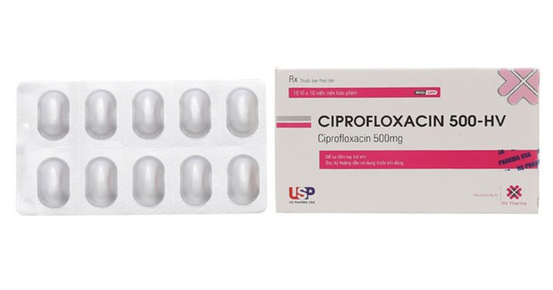 Viêm nướu chân răng uống thuốc gì? – Kháng sinh Ciprofloxacin