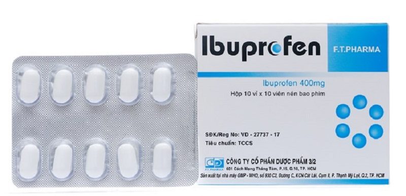 Không sử dụng Ibuprofen liên tục 10 ngày