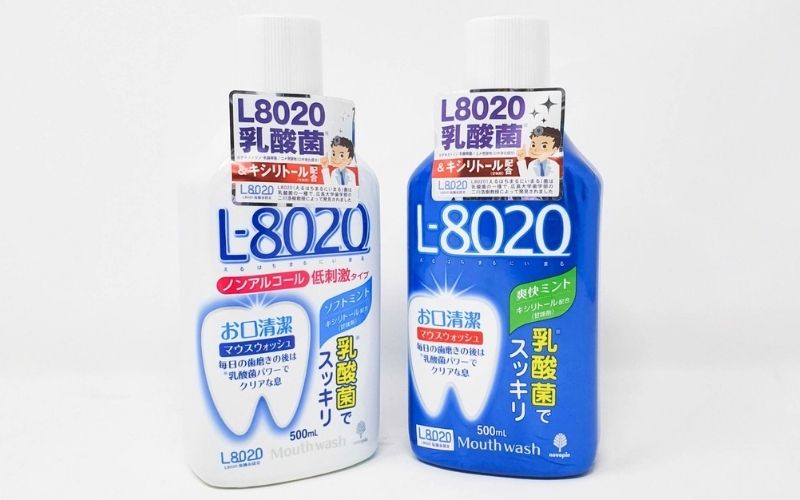 L8020 là loại nước súc miệng của Nhật được bán phổ biến tại Việt Nam