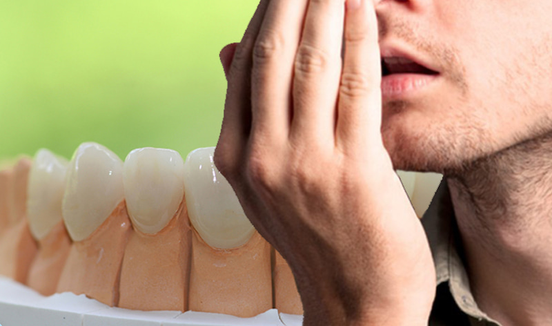 Hơi thở có mùi sau bọc sứ phần lớn do thực hiện sai kỹ thuật hoặc chất lượng răng không đảm bảo