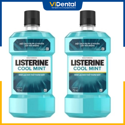 Listerine là một trong những sản phẩm nước súc miệng phổ biến nhất tại thị trường Việt Nam