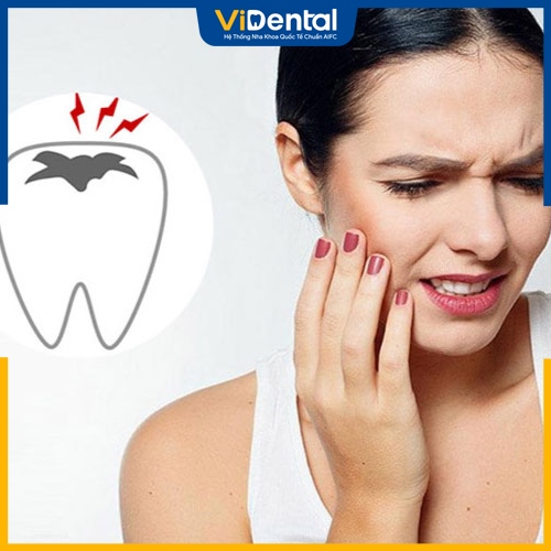 Sâu răng gây đau nhức khi ăn nhai